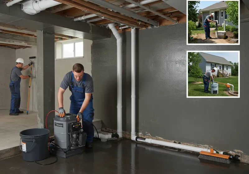Basement Waterproofing and Flood Prevention process in Dalton, GA